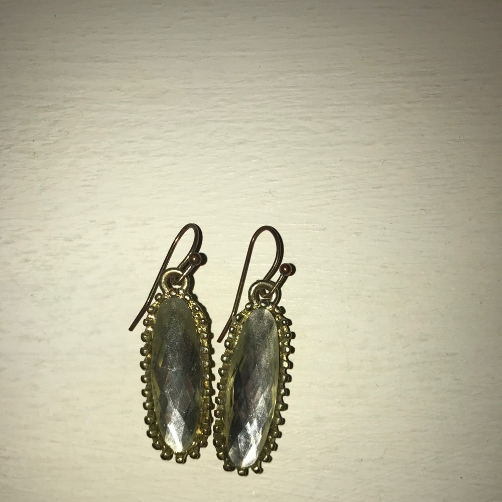 Gold earrings